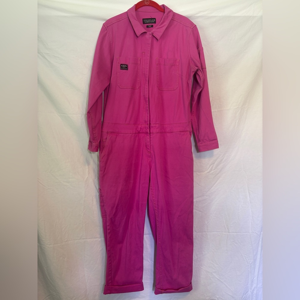 Wild Fang The Essential Coverall LS Pink Size L